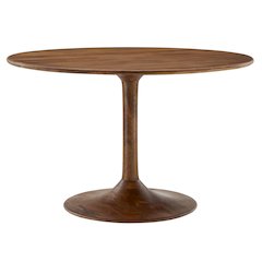Lippa 48" Round Solid Wood Dining Table