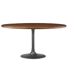 Lippa 60" Round Pedestal Solid Wood Dining Table