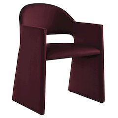 Talia Performance Velvet Dining Armchair