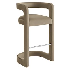 Winslow Performance Velvet Bar Stool