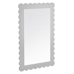 Emmeline Scalloped Rectangle Wall Mirror
