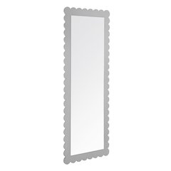 Emmeline Scalloped Rectangle Floor Mirror