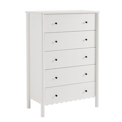 Emmeline Scalloped 5-Drawer Chest