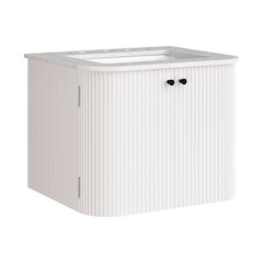 Zia 24" Wall-Mount Bathroom Vanity with Marble Sink