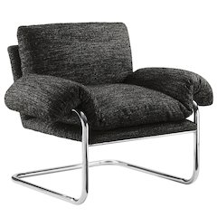 Ansel Boucle Fabric Accent Chair