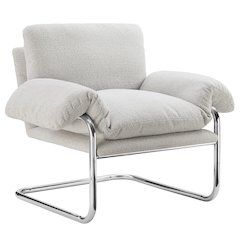 Ansel Boucle Fabric Accent Chair