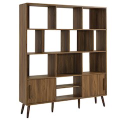 Transmit 59" Bookcase with Sliding Doors