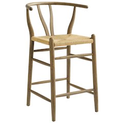 Amish Wood Counter Stool