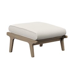 Saratoga Outdoor Patio Teak Ottoman