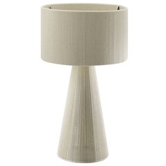 Gia Handwoven Cotton Thread Striped or Plain Table Lamp