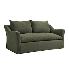 Somerset 70" Linen Blend Slipcovered Loveseat