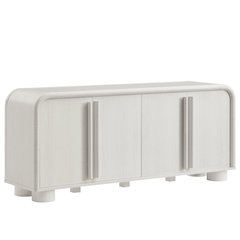 Bellamy Curved 4-Door Sideboard Cabinet
