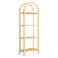 Vexley 72 Inch Tall Narrow Arched Bookshelf