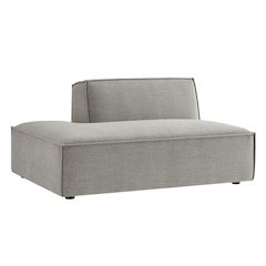 Restore Performance Fabric Upholstered Left-Facing Armless Modular Chaise
