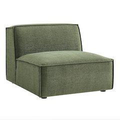 Restore Performance Fabric Upholstered Armless Modular Chair
