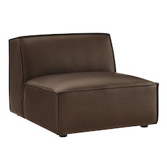 Restore Vegan Leather Armless Modular Chair