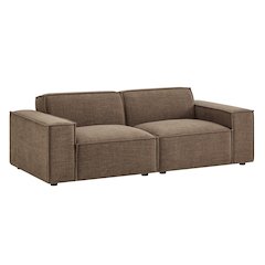 Restore 2-Piece Performance Fabric Upholstered Modular Loveseat