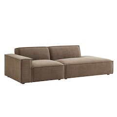 Restore 2-Piece Performance Fabric Upholstered Modular Loveseat