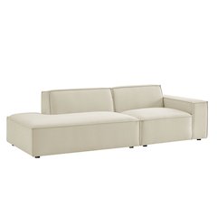 Restore 2-Piece Performance Fabric Upholstered Modular Loveseat