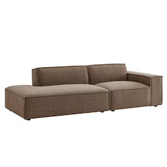 Restore 2-Piece Performance Fabric Upholstered Modular Loveseat