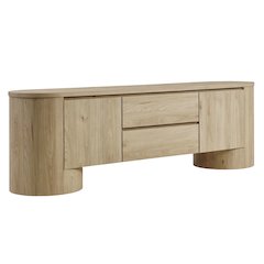 Duval 71 Inch Oval TV Cabinet