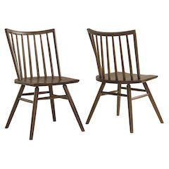 Alvar Spindle Back Dining Side Chairs Set of 2