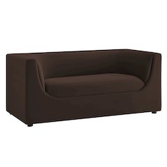 Hilda 67" Curved Back Performance Velvet Loveseat