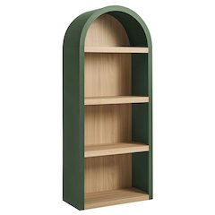 Caleb 4 Arched Display Shelf Bookcase