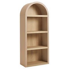 Caleb 4 Arched Display Shelf Bookcase