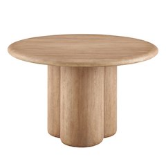 Tori 48 Inch Round Indoor and Outdoor Patio Dining Table