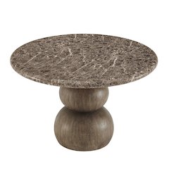 Pietra Indoor Outdoor Patio Round Dining Table