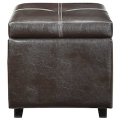 Treasure Upholstered Vinyl Ottoman