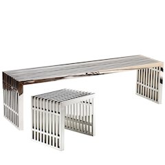 Gridiron Benches Set of 2