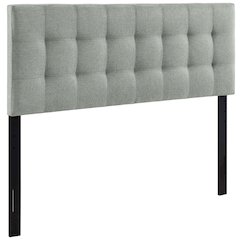 Lily Upholstered Fabric Queen Headboard