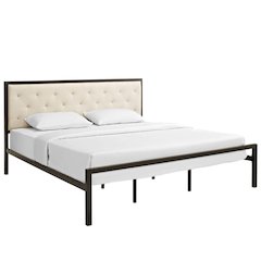 Mia Fabric King Bed
