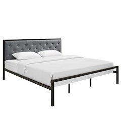 Mia Fabric King Bed