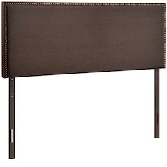 Region Nailhead Upholstered Queen Headboard