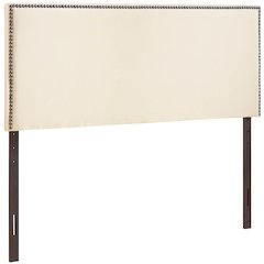 Region Nailhead Upholstered Queen Headboard