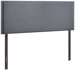 Region Nailhead Upholstered Queen Headboard