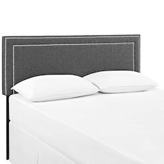 Jessamine Upholstered Fabric Full Headboard