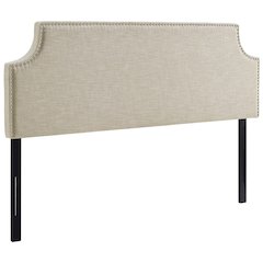 Laura Upholstered Fabric Queen Headboard