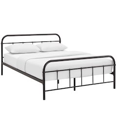 Maisie Stainless Steel Queen Bed Frame