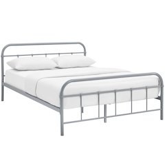 Maisie Stainless Steel Queen Bed Frame