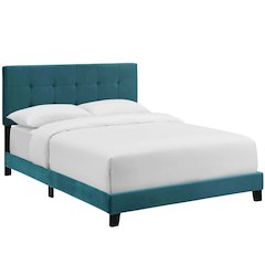 Amira Performance Velvet Full Bed