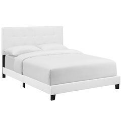 Amira Upholstered Fabric Queen Bed