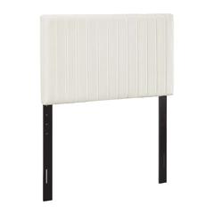 Keira Twin Performance Velvet Headboard - Ivory MOD-6093-IVO