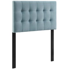 Lily Biscuit Tufted Performance Velvet Twin Headboard