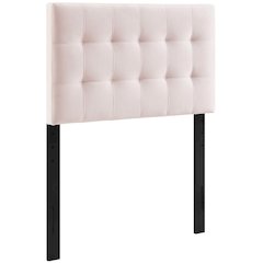 Lily Biscuit Tufted Performance Velvet Twin Headboard