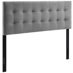 Lily Biscuit Tufted Performance Velvet Queen Headboard
