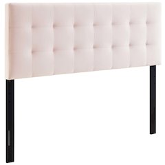 Lily Biscuit Tufted Performance Velvet Queen Headboard